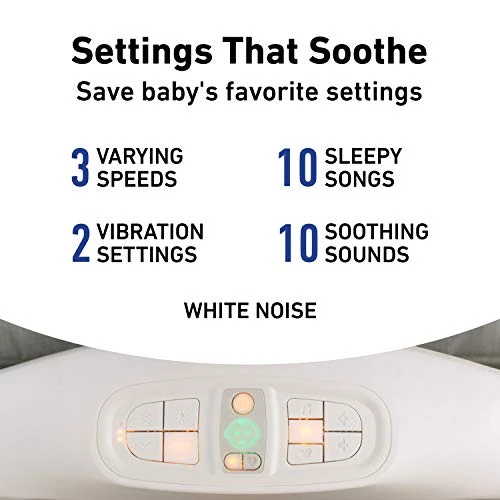 Graco Sense2Snooze Bassinet With Cry Detection Technology | Baby Bassinet Detects And Responds To Baby's Cries To Help Soothe Back To Sleep, Ellison , 19 D X 26 W X 41 H Inch (Pack Of 1) 6 Graco Sense2Snooze Bassinet With Cry Detection Technology | Baby Bassinet Detects And Responds To Baby's Cries To Help Soothe Back To Sleep, Ellison , 19 D X 26 W X 41 H Inch (Pack Of 1) - Image 4