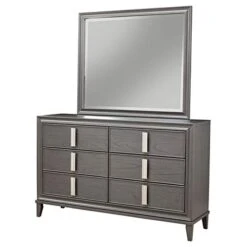 2 Piece Set With Wood 6-Drawer Dresser & 5-Drawer Chest In Dark Gray 9 2 Piece Set With Wood 6-Drawer Dresser & 5-Drawer Chest In Dark Gray -Delta Children Shop 41j2XCOP95L