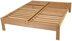 Nomad Platform Natural Poplar Bed - Queen -Delta Children Shop 41jtsXzPTyL. AC