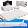 Sleepah Pack And Play Mattress Tri-Fold Double Sided Pad (Firm For Babies) & Soft Memory Foam (for Toddlers) Play Yard Mattress Pad Fits Most Pack N Play Playpens Cribs Foldable With Cary Bag