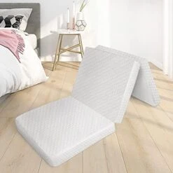 Trifold Mattress Topper For Pack N Play 37.5x26x2 Inch, Breathable Soft Portable Foldable Playard Mattress, Playpen Mattress For Pack And Play Crib,Mini Crib Mattress, Dots -Delta Children Shop 41lKenBSKNL. AC