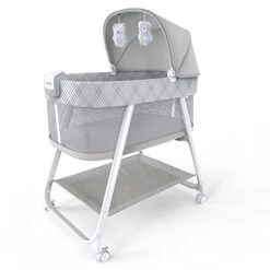 Ity By Ingenuity Snuggity Snug Bedside Baby Bassinet - Soothing Vibrations Portable Crib With Storage Basket - Nimbu 12 Ity By Ingenuity Snuggity Snug Bedside Baby Bassinet - Soothing Vibrations Portable Crib With Storage Basket - Nimbu -Delta Children Shop 41lNmg1cyEL