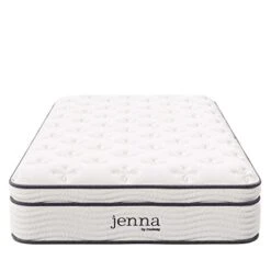 Jenna 10” Innerspring And Memory Foam Twin Mattress With Individually Encased Coils