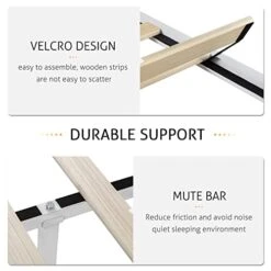 Metal Canopy Bed Frame/Mattress Foundation With Wood Slats Support/No Box Spring Needed/Easy Assembly, White, Full -Delta Children Shop 41mjvlVBhnL