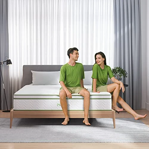 Queen Mattress, 12 Inch Gel Memory Foam Hybrid Mattress With Pocketed Coil For Pressure Relief & Motion Isolation, Medium Firm Mattress Queen In A Box, Amenity 6 Queen Mattress, 12 Inch Gel Memory Foam Hybrid Mattress With Pocketed Coil For Pressure Relief & Motion Isolation, Medium Firm Mattress Queen In A Box, Amenity - Image 4