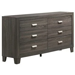 Furniture 3PC Eastern King Bed + Dresser + Nightstand, Gray -Delta Children Shop 41nLCvfNaKS
