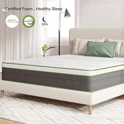 Queen Mattress,12 Inch Gel Memory Foam Hybrid Mattress In A Box With Individual Pocket Springs, Motion Isolation & Pressure Relief, Medium Firm Queen Size Bed Mattresses, Vigour -Delta Children Shop 41nOuuqOUZL