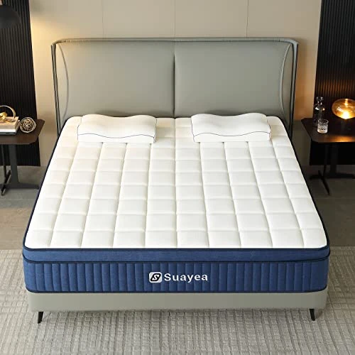 King Mattress, King Size Mattress In A Box, 12 Inch Hybrid Mattress King Size, Ultimate Motion Isolation With Gel Memory Foam And Pocket Spring, Medium Firm Mattress, Edge Support, CertiPUR-US 8 King Mattress, King Size Mattress In A Box, 12 Inch Hybrid Mattress King Size, Ultimate Motion Isolation With Gel Memory Foam And Pocket Spring, Medium Firm Mattress, Edge Support, CertiPUR-US - Image 6