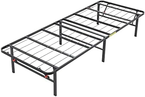 Hercules Black Heavy Duty Metal 14-Inch Platform Mattress Foundation Bed Frame - Queen 7 Hercules Black Heavy Duty Metal 14-Inch Platform Mattress Foundation Bed Frame - Queen - Image 5