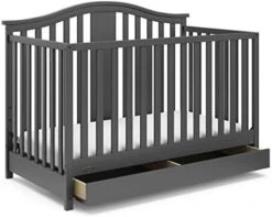 Graco Solano 5-in-1 Convertible Crib With Drawer (Espresso) – GREENGUARD Gold Certified, Crib With Drawer Combo, Includes Full-Size Nursery Storage Drawer, Converts To Toddler Bed And Full-Size Bed 20 Graco Solano 5-in-1 Convertible Crib With Drawer (Espresso) – GREENGUARD Gold Certified, Crib With Drawer Combo, Includes Full-Size Nursery Storage Drawer, Converts To Toddler Bed And Full-Size Bed -Delta Children Shop 41ortesv1L. AC