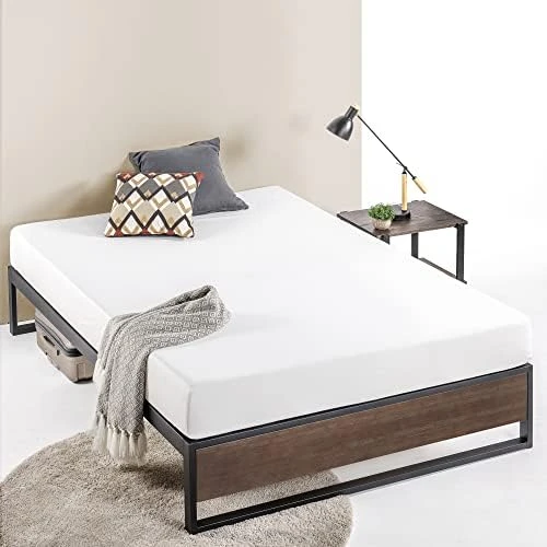 INUS GOOD DESIGN Award Winner Suzanne 6 Inch Bamboo And Metal Platforma Bed Frame / No Box Spring Needed / Wood Slat Support, Chestnut Brown, Queen 14 INUS GOOD DESIGN Award Winner Suzanne 6 Inch Bamboo And Metal Platforma Bed Frame / No Box Spring Needed / Wood Slat Support, Chestnut Brown, Queen - Image 12