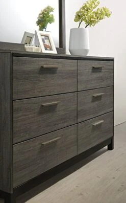 Ioana 187 Antique Grey Finish Wood Bed Room Set, Queen Size Bed, Dresser, Mirror, 2 Night Stands 14 Ioana 187 Antique Grey Finish Wood Bed Room Set, Queen Size Bed, Dresser, Mirror, 2 Night Stands -Delta Children Shop 41qkXmgWtRL 1