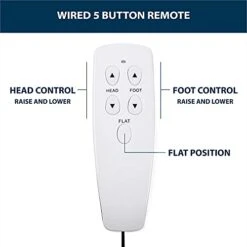 LISSFUL NIGHTS 10 Inch Gel Infused Medium Firm Memory Foam Mattress With E2 Adjustable Bed Frame Combo Set Head And Foot Incline Wired Remote (Full). -Delta Children Shop 41rywB6DEiS