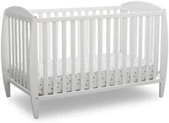 Delta Children Twinkle 4-in-1 Convertible Baby Crib, Easy To Assemble, Sustainable New Zealand Wood, Grey -Delta Children Shop 41sJWmg9h2L. AC