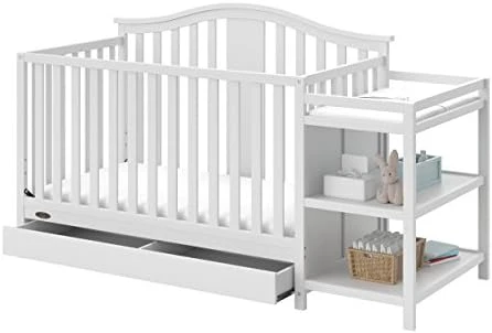 Graco Solano 5-in-1 Convertible Crib With Drawer (Espresso) – GREENGUARD Gold Certified, Crib With Drawer Combo, Includes Full-Size Nursery Storage Drawer, Converts To Toddler Bed And Full-Size Bed 14 Graco Solano 5-in-1 Convertible Crib With Drawer (Espresso) – GREENGUARD Gold Certified, Crib With Drawer Combo, Includes Full-Size Nursery Storage Drawer, Converts To Toddler Bed And Full-Size Bed - Image 12