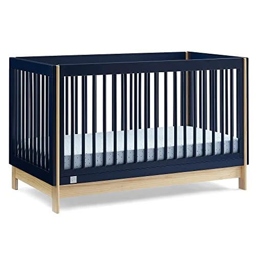 BabyGap By Delta Children Tate 4-in-1 Convertible Crib TrueSleep Crib And Toddler Mattress (Bundle), Navy/Natural 12 BabyGap By Delta Children Tate 4-in-1 Convertible Crib TrueSleep Crib And Toddler Mattress (Bundle), Navy/Natural - Image 10