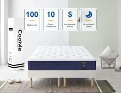 Twin XL Mattress, 10 Inch Twin XL Size Hybrid Mattress, Individual Pocket Springs With Memory Foam, Bed In In A Box, Cooler Sleep With Pressure Relief And Support -Delta Children Shop 41tAG2tNDAS