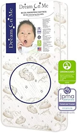 Dream On Me Twilight 5” 88 Coil Inner Spring Crib And Toddler Mattress, Greenguard Gold Certified, 10 Year Limited Warranty, Waterproof Vinyl Cover, Made In The U.S.A, Support And Comfort 8 Dream On Me Twilight 5” 88 Coil Inner Spring Crib And Toddler Mattress, Greenguard Gold Certified, 10 Year Limited Warranty, Waterproof Vinyl Cover, Made In The U.S.A, Support And Comfort - Image 6