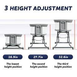 RONBEI Baby Bassinet, Bedside Bassinet For Baby Easy Folding And Storage Bassinets For Newborn/Infants Portable Travel Lightweight Bassinet -Delta Children Shop 41tJ6DdjWyL