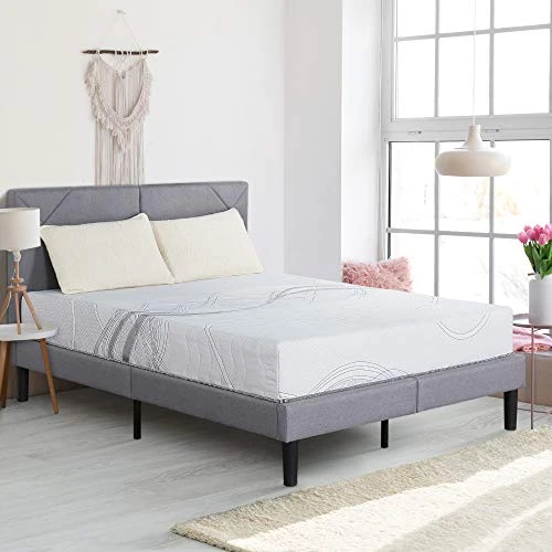 10 Inch Hybrid Spring Mattress,Gel Memory Foam,White (Full) 3 10 Inch Hybrid Spring Mattress,Gel Memory Foam,White (Full)