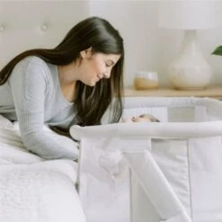 Baby Delight Beside Me Dreamer Bassinet | Bedside Sleeper | 6-Position Height Adjustment | Driftwood Grey -Delta Children Shop 41tsoKjRRpL