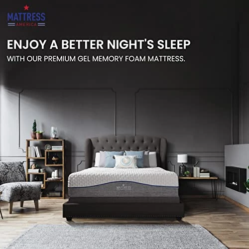 12 Inch Revive Gel Memory Foam Mattress Full Comfort | Advanced Gel Technology To Maintain Body Temperature | CertiPUR-US Certified | California King 4 12 Inch Revive Gel Memory Foam Mattress Full Comfort | Advanced Gel Technology To Maintain Body Temperature | CertiPUR-US Certified | California King - Image 2