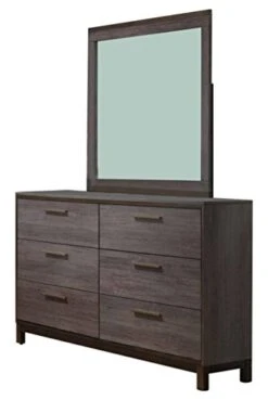 - 6-Piece Antique Grey Wood Queen Size Bedroom Set. Bed, Dresser, Mirror, Chest & 2 Night Stands 11 - 6-Piece Antique Grey Wood Queen Size Bedroom Set. Bed, Dresser, Mirror, Chest & 2 Night Stands -Delta Children Shop 41umVifRGzL