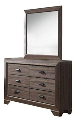 - Black/Brown Wood Queen Size Bedroom Furniture Set, Bed, Dresser, Mirror & 2 Nightstands 12 - Black/Brown Wood Queen Size Bedroom Furniture Set, Bed, Dresser, Mirror & 2 Nightstands -Delta Children Shop 41v5UHQsJSL
