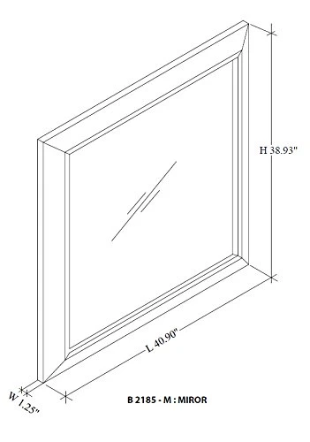 - Black/Brown Wood Queen Size Bedroom Furniture Set, Bed, Dresser, Mirror & 2 Nightstands 8 - Black/Brown Wood Queen Size Bedroom Furniture Set, Bed, Dresser, Mirror & 2 Nightstands - Image 6