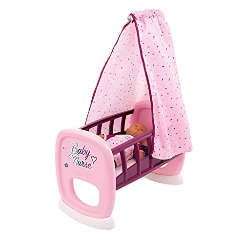 Smoby - Baby Nurse Cradle, Pink 3 Smoby - Baby Nurse Cradle, Pink