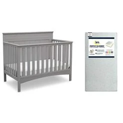 Delta Children Fancy 4-in-1 Convertible Baby Crib - Greenguard Gold Certified, Bianca White -Delta Children Shop 41vw86IQgjL