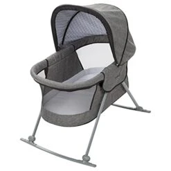 Safety 1st Nap And Go Rocking Bassinet, Star Gazer -Delta Children Shop 41wKGbkeUS