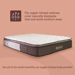 The Copper Twin XL Mattress | Cooling Copper Infusion | Memory Foam And Pocket Coil Spring System | Soft Pillow Top | Super Soft | CertiPUR-US Certified | 10-Year Warranty-38 L X 75" W X 13" 17 The Copper Twin XL Mattress | Cooling Copper Infusion | Memory Foam And Pocket Coil Spring System | Soft Pillow Top | Super Soft | CertiPUR-US Certified | 10-Year Warranty-38 L X 75" W X 13" -Delta Children Shop 41wfBiSMJvL