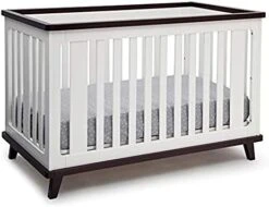 Delta Children Ava 3-in-1 Convertible Baby Crib, Greenguard Gold Certified, White/Black Espresso 13 Delta Children Ava 3-in-1 Convertible Baby Crib, Greenguard Gold Certified, White/Black Espresso -Delta Children Shop 41x H6bsmML. AC