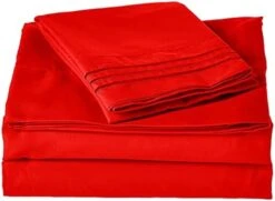 1800 Series Egyptian Quality Super Soft Wrinkle Resistant & Fade Resistant Beautiful Design On Pillowcases 4-Piece Sheet Set, Deep Pocket Up To 16inch, Full White -Delta Children Shop 41xJgHt61L. AC 1