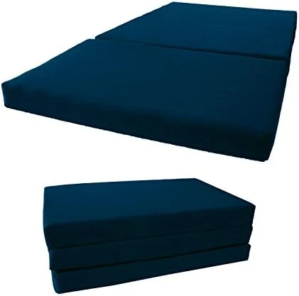 Shikibuton Tri Fold Foam Beds, Tri-Fold Bed, High Density 1.8 Lbs Foam, Twin Size, Full, Queen Folding Mattresses. (Full Size 4x54x75, Navy Blue) 14 Shikibuton Tri Fold Foam Beds, Tri-Fold Bed, High Density 1.8 Lbs Foam, Twin Size, Full, Queen Folding Mattresses. (Full Size 4x54x75, Navy Blue) - Image 12