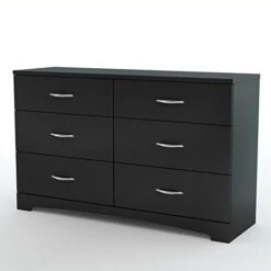 3 Piece Modern Bedroom Furniture Set - 6 Drawer Black Dresser For Bedroom / 6 Tall Black Chest Of Drawers For Bedroom/Black Nightstand With Drawer And Shelf 9 3 Piece Modern Bedroom Furniture Set - 6 Drawer Black Dresser For Bedroom / 6 Tall Black Chest Of Drawers For Bedroom/Black Nightstand With Drawer And Shelf -Delta Children Shop 41zJIqDXJEL