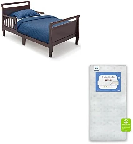 Delta Children Wood Toddler Bed Sleigh, Crib, White 15 Delta Children Wood Toddler Bed Sleigh, Crib, White - Image 13