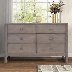 Antique Gray 3 Pieces Furniture Size Bedroom Frame With USB Charging And Wood Slatt, Dresser, Night Stand, Easy Assemble, Bed Set-Queen -Delta Children Shop 51 nyT9bypL. AC