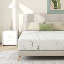 WOod-it Queen Mattresses, Memory Foam Mattress Queen Size Bed In A Box Cooling Gel Medium Firm CertiPUR-US (10 Inch)