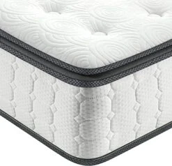 Queen Mattresses, Vesgantti 10 Inch Hybrid Queen Size Mattress In A Box, Pillow Top Queen Bed Mattress, Gel Memory Foam And Pocket Coils Innerspring Mattresses, Pressure Relief, Medium Firm Plush Feel -Delta Children Shop 510MWc hgRL. AC
