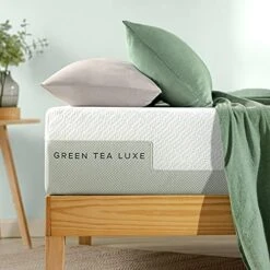 INUS 12 Inch Green Tea Luxe Memory Foam Mattress / Pressure Relieving / CertiPUR-US Certified / Bed-in-a-Box / All-New / Made In USA, Queen -Delta Children Shop 510osM ZWlL. AC 1