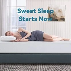 10 Inch Full Size Memory Foam Mattress,CertiPUR-US Certified,Supportive Pressure Relief,Bed In A Box, Green Tea Medium Firm Mattress (Full) -Delta Children Shop 512TxGpGFAL