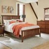 Modern Mission Vintage Oak Bedroom Set With 2 Nightstands And 1 Dresser With Mirror, Queen -Delta Children Shop 512XCT1iv7L