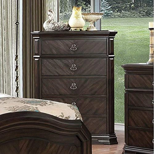 Lliope Espresso 6-Piece Bedroom Set (Cal. King) 8 Lliope Espresso 6-Piece Bedroom Set (Cal. King) - Image 6