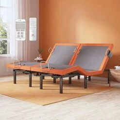 Adjustable Bed Base Frame, Bluetooth Wireless Syncing, Full & Full Mattress, 12 Inch Memory Foam Mattress With Three Firmness Levels From Soft To Firm -Delta Children Shop 5182MC8tOIL. AC