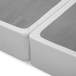INUS No Assembly Metal Box Spring / 9 Inch White Mattress Foundation / Sturdy Metal Structure, Split King, Off-white -Delta Children Shop 518xlEHOO2S