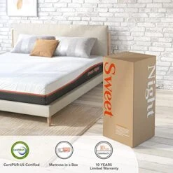 Queen Size Mattress, Sweetnight 10 Inch Queen Size Memory Foam Hybrid Mattress For Cool Sleep, Medium Firm Bed Mattress For Pressure Relief, Mattress In A Box, White 20 Queen Size Mattress, Sweetnight 10 Inch Queen Size Memory Foam Hybrid Mattress For Cool Sleep, Medium Firm Bed Mattress For Pressure Relief, Mattress In A Box, White -Delta Children Shop 519eTBvrqRL