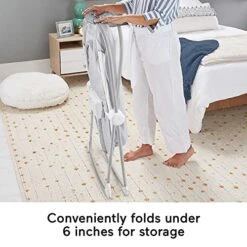 Fisher-Price Baby Crib Soothing View Vibe Bassinet Portable Cradle With Music Vibrations And Slim Fold For Travel, Moonlight Forest [Amazon Exclusive] -Delta Children Shop 519xkR8dZcS