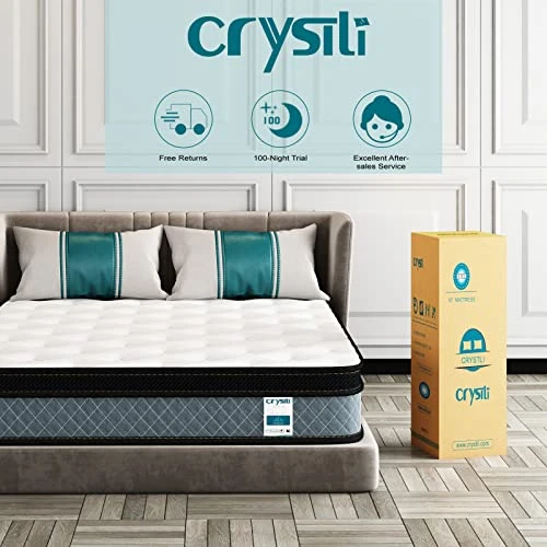 Full Mattress, 10 Inch Memory Foam Mattress With Innerspring Hybrid Mattress In A Box Pressure Relief & Supportive Full Size Mattress 100-Night Trial 10-Year Support 7 Full Mattress, 10 Inch Memory Foam Mattress With Innerspring Hybrid Mattress In A Box Pressure Relief & Supportive Full Size Mattress 100-Night Trial 10-Year Support - Image 5